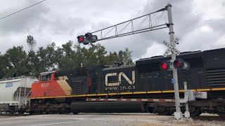 CN L518 passes through Garyville LA [upl. by Eniala]