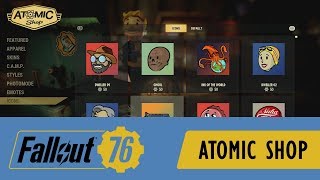 Fallout 76 The Atomic Shop [upl. by Appolonia]