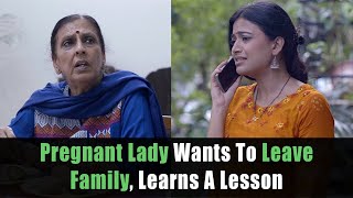 Pregnant Lady Wants To Leave Family Learns A Lesson  Nijo Jonson  Motivational Video [upl. by Judas497]