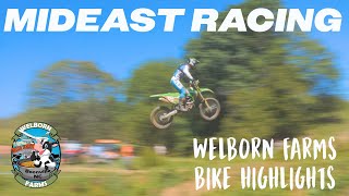 Mideast Racing  2024 Welborn Farms Bike Highlights [upl. by Anyrb]