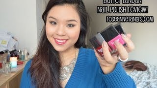 Review Butter London Nail polishes [upl. by Assek]