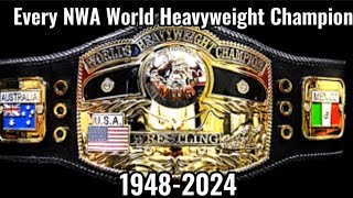 Every NWA World Heavyweight Champion 19482024 [upl. by Essenaj483]