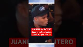 QUINTERO destruyó a AZZARO por esto 🤬 Juanfer respondió Futbol Argentina RiverPlate BocaJuniors [upl. by Yttocs575]