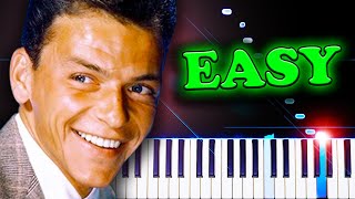 Frank Sinatra  Fly Me to the Moon  EASY Piano Tutorial [upl. by Ramedlaw]