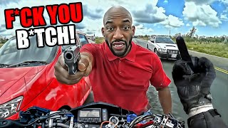 WHEN BIKERS FIGHT BACK  Crazy Motorcycle Moments Ep 8 [upl. by Tomaso721]