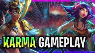 FAKER IS A MONSTER WITH KARMA  T1 Faker Plays Karma Mid vs Neeko [upl. by Viki]