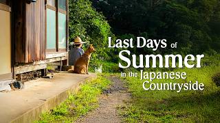 Spend the Last Days of Summer With Us in the Japanese Countryside  Boar Sightings amp Firewood [upl. by Albur]