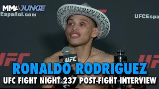 Ronaldo Rodriguez Vows to Become UFC Champion After Dream Debut  UFC Fight Night 237 [upl. by Amla]