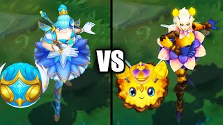 Star Guardian Orianna vs Orbeeanna Skins Comparison League of Legends [upl. by Maloy576]