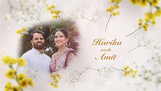 Harika weds Amit  FlashBack Studiozz  7993158428 [upl. by Marlowe]