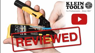 Klein Tools PassThru™ Ratcheting Cable Crimper amp Stripper VDV226 110 Review [upl. by Nanny]