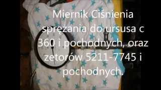 Pomiar ciśnienia sprężania ursus c 360 Zetor 7211 budowa miernika [upl. by Aokek]