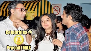 Celebrities at Size Zero Movie Show at Prasad IMAX  Arya Anushka Shetty [upl. by Culbertson]