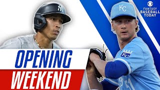 Opening Weekend Recap Injury Replacements amp Waiver Wire Adds  Fantasy Baseball Advice [upl. by Ahsinrev474]