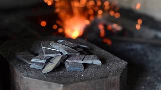 Blacksmithing How to make a steel wedge for hammers axes etc [upl. by Riti]