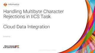 Handling Multibyte Character Rejections in IICS Task [upl. by Akemahs]