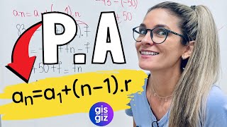 PA PROGRESSÃO ARITMÉTICA  FÓRMULA DO TERMO GERAL DA PA  AULA 2 \Prof Gis [upl. by Brita]