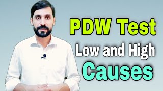 PDW Test Platelet Distribution Width  Causes of High and Low PDW [upl. by Lyford]