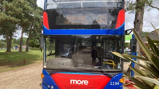 Morebus 2008 Scania N230UD OMNICity HF58 GZJ on the 35 to Wareham Forest [upl. by Liebermann]