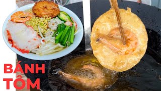 BÁNH TÔM Cách Làm Bánh Tôm Ăn Với Mì Vàng Dễ Nhất Thế Giới [upl. by Aitsirt]