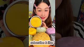 stuff white cream buns🍘🍘Chinese bread stuff with creamtrendingviralvideosasmr DangbeeEATING [upl. by Ahseim124]