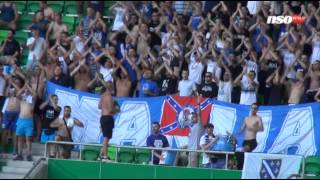 Videó ugráló éneklő bosnyákoktól zeng a Fradistadion [upl. by Nothsa684]