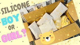 Full Silicone DREAM Baby Box Opening Surprise Gender Reveal [upl. by Lytsyrk]