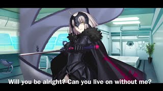 【FGO】quotCan you live on without mequot  Jeanne Alter New My Room Lines [upl. by Ylremik]