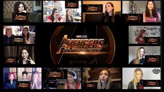 Ladies Edition Marvel Studios Avengers Infinity War Official Trailer Reaction Mashup [upl. by Veator]