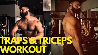 Triceps and traps workout [upl. by Stevie]