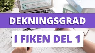 Dekningsgrad i Fiken Del 1 [upl. by Nahgam]