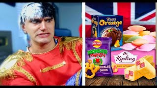 💂LIVE💂 American Kid tries British Snacks for the first time [upl. by Kelcie]