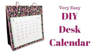 DIY Desk Calendar  Craft Fair Ideas [upl. by Rolf615]