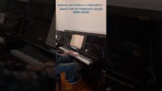 Kawais KSeries Uprights 🎶 🎹 K15 vs K200 vs K300 vs K500  Beethoven kawai music piano [upl. by Marie]