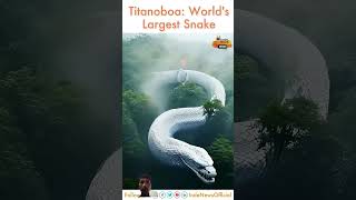 Titanoboa world biggest snake duniya ka sabse bada saamp [upl. by Ehsiom810]