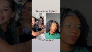 Penteado para cabelo cacheado migssalonline curlyhair [upl. by Ylrebnik]