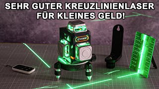 Kreuzlinienlaser 360 Grad Selbstnivellierend  CIGMAN Kreuzlinienlaser 3x360° CM701  Fernbedienung [upl. by Nhoj]