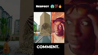 khaby lame reaction👐🏿👨🏿khabylame respect edit viral fypシ foryou funny shorts [upl. by Avlasor181]