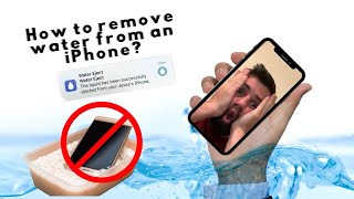 How To Remove Water From An iPhone 💧📲 [upl. by Airb]