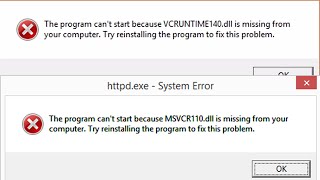 Fix VCRUNTIME140dll  MSVCP140dll is missing from your computer [upl. by Aisul]