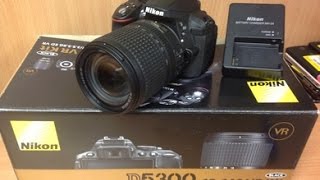 NIKON D5300 DSLR Camera UnBoxing And Review Hindi [upl. by Julio]