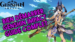 Bien démarrer Genshin Impact  part1 Tuto AR 1 à 44 [upl. by Alaehs]