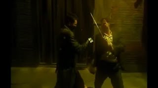 Ray Park sword fight scenes quotHellbindersquot Richard Cetrone martial arts action movie archives [upl. by Simonsen]