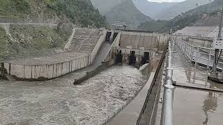 Spillway Radial Gate Flood Discharge [upl. by Birch]