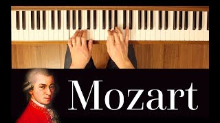 Larghetto in F Major Mozart Early intermediate Classical Piano Tutorial [upl. by Hodess329]