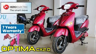 Hero Optima CX 20 Single Battery Review  2023 New Hero Optima CX 20  Range Price Warranty [upl. by Riana]