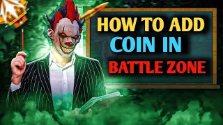 How To Add Coin In Battle Zone App 👍🏻  Free Tournament App Free Fire 💯  New Tournament App 🚀 [upl. by Ellenoj]