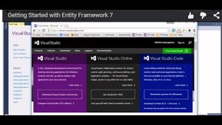 Getting Started with Entity Framework 7 [upl. by Efi597]