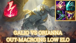 Galio vs Orianna Galios Strategic Brilliance amp Low IQ ADC [upl. by Emia]