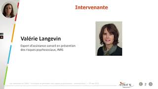 Webinaire Évaluation et prévention des risques psychosociaux  comment faire [upl. by Ahsatel815]